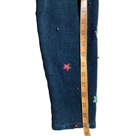 Designer Studio Original Christmas Full Zipper Sweater Petit Large - Picture 8 of 8